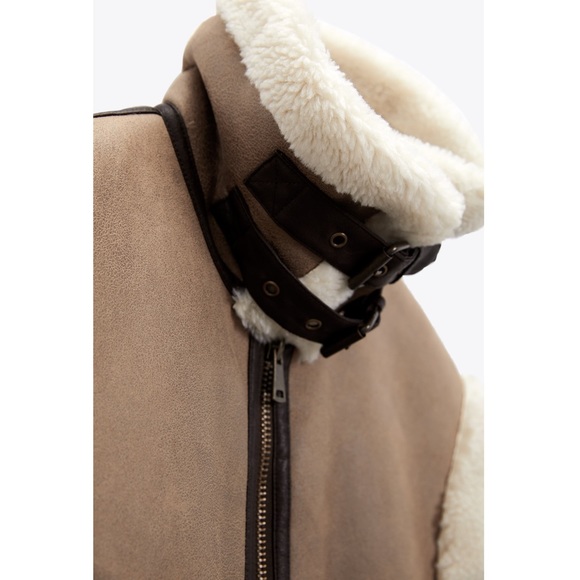 Zara COMBINATION FLEECE VEST - Picture 14 of 16